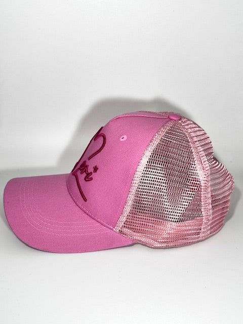 Trucker rose foncé Mari spécial octobre Rose